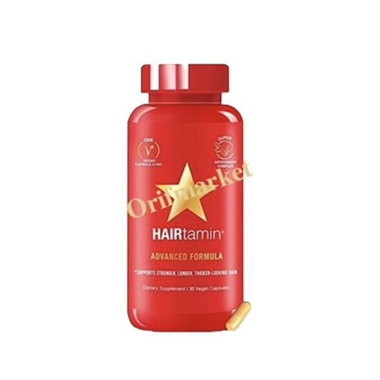 تصویر  قرص تقویت کننده مو هیرتامین Hairtamin Advanced Hair Vitamins for Women & Men