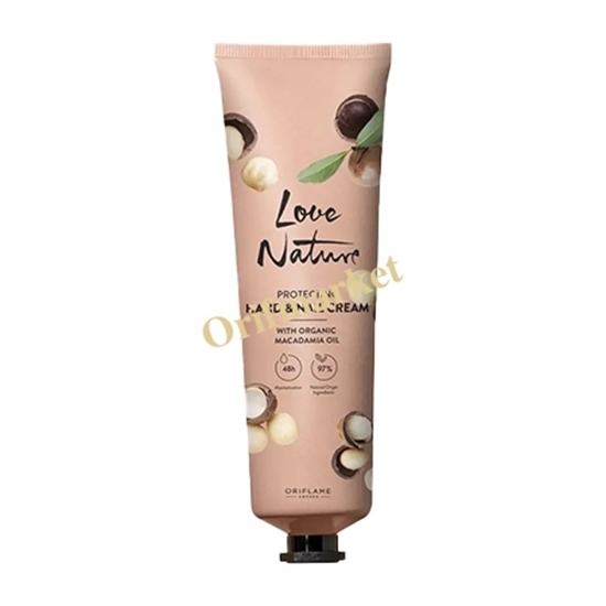 کرم دست و ناخن با روغن ارگانیک ماکادمیا(۱۵۰ میل) Protecting Hand & Nail Cream with Organic Macadamia Oil