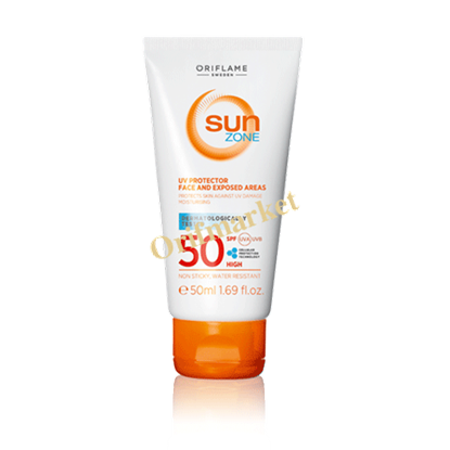 تصویر  کرم ضد آفتاب و ضد پیری محافظ UV سان زون با اس پی اف ۵۰  Sun Zone با spf50