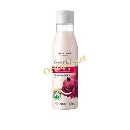 تصویر  نرم کننده انار و جو مخصوص موهای رنگ شده لاونیچر Pomegranate & Oats Conditioner For Coloured Hair