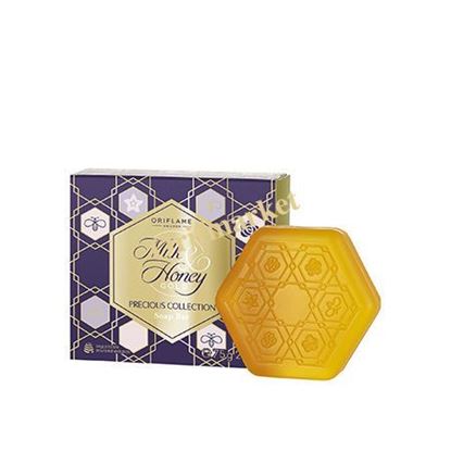 تصویر  صابون شیر و عسل سری طلایی Milk & honey gold Precious collection soap bar