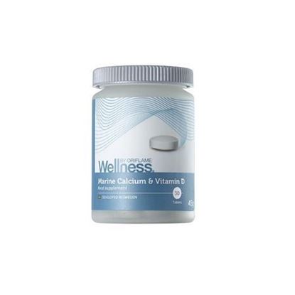 قرص کلسیم + ویتامین D ولنس اوریفلیم Wellness Marine Calcium & Vitamin D