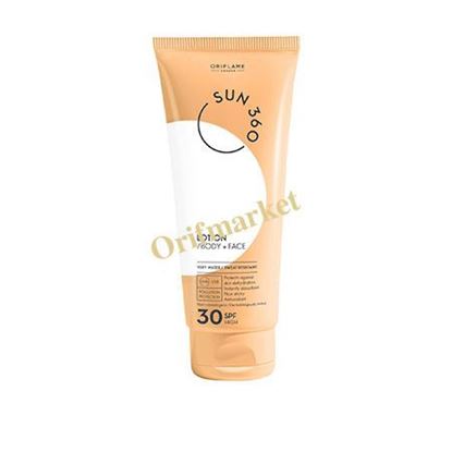 لوسیون ضد آفتاب صورت و بدن با اس پی اف ۳۰ - Sun 360 Face and Body Sunscreen for Lotion SPF