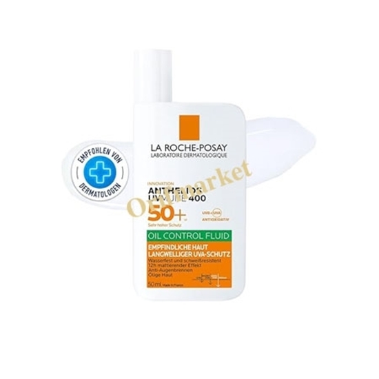 کرم ضد آفتاب فلویید بی رنگ لاروش پوزای La Roche Posay Anthelios UVMune 400 Invisible Fluid SPF50+ Sun Cream